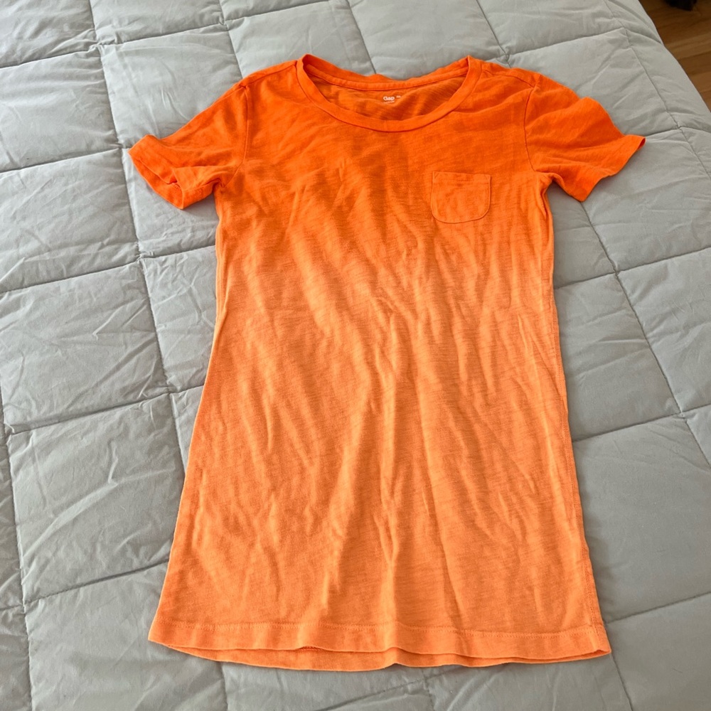 The Gap orange top
